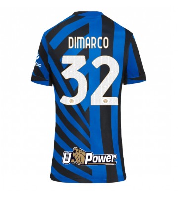 Inter Milan Federico Dimarco #32 Hjemmebanetrøje Dame 2024-25 Kort ærmer